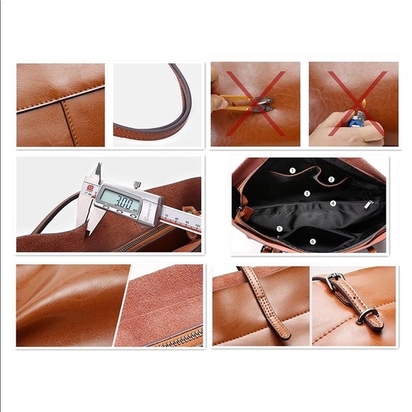 Women's Handbag Vintage Soft Genuine Leather - Picture 7 of 7